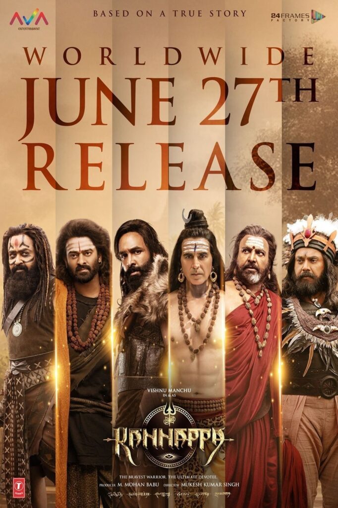 Kannappa movie streaming now on ZEE5 OTT platform